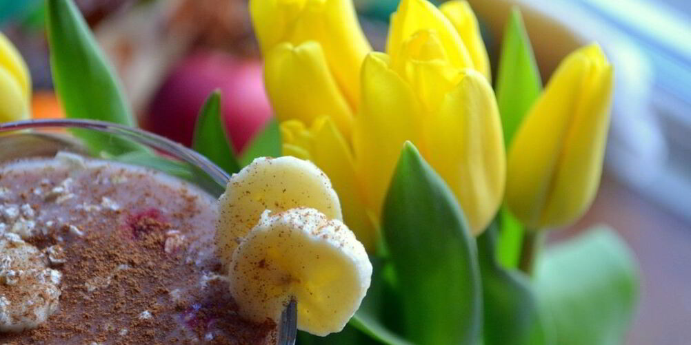 Рецепт смузей с бананом и малиной