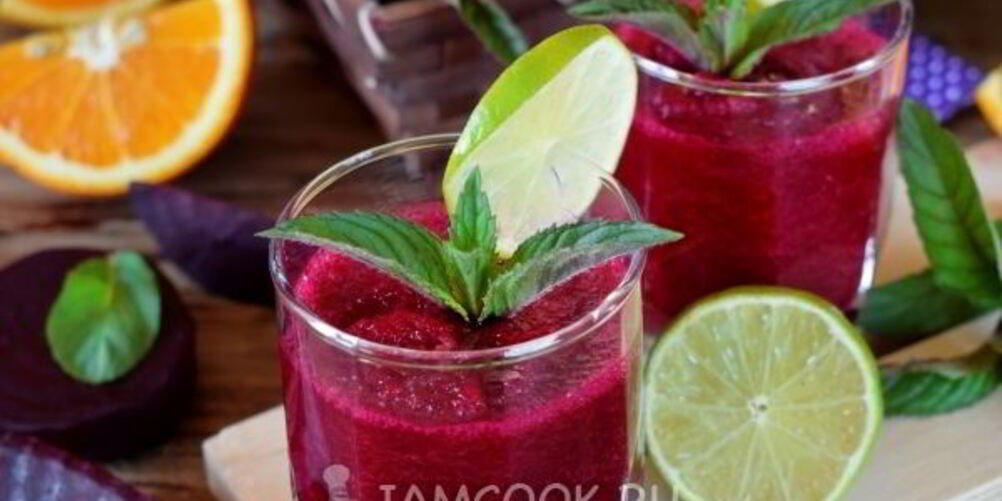 Рецепт смузей с печеной свеклой