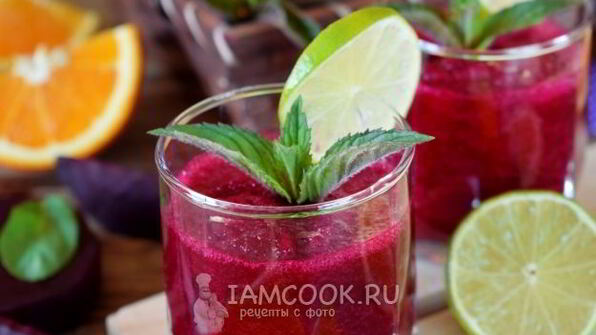 смузи с печеной свеклой