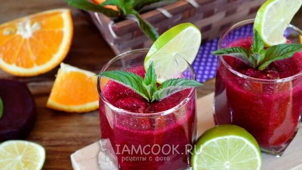 смузи с печеной свеклой