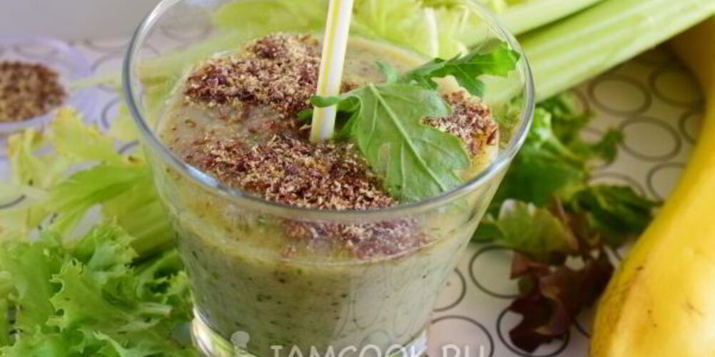 Рецепт смузей с сельдереем и семенами льна