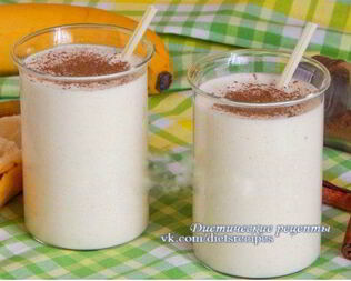 Творожно-банановый смузи