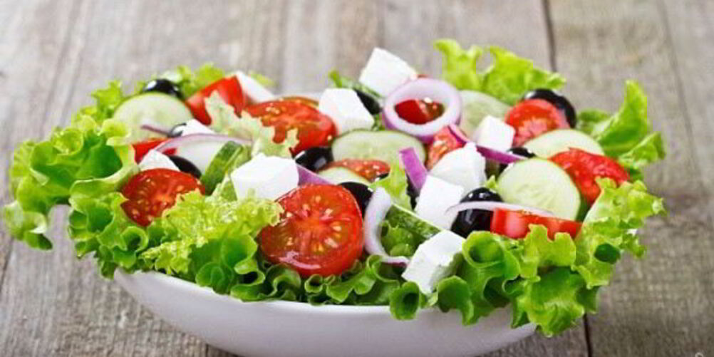Рецепт греческого салата с брынзой