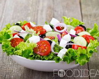 Греческий салат с брынзой