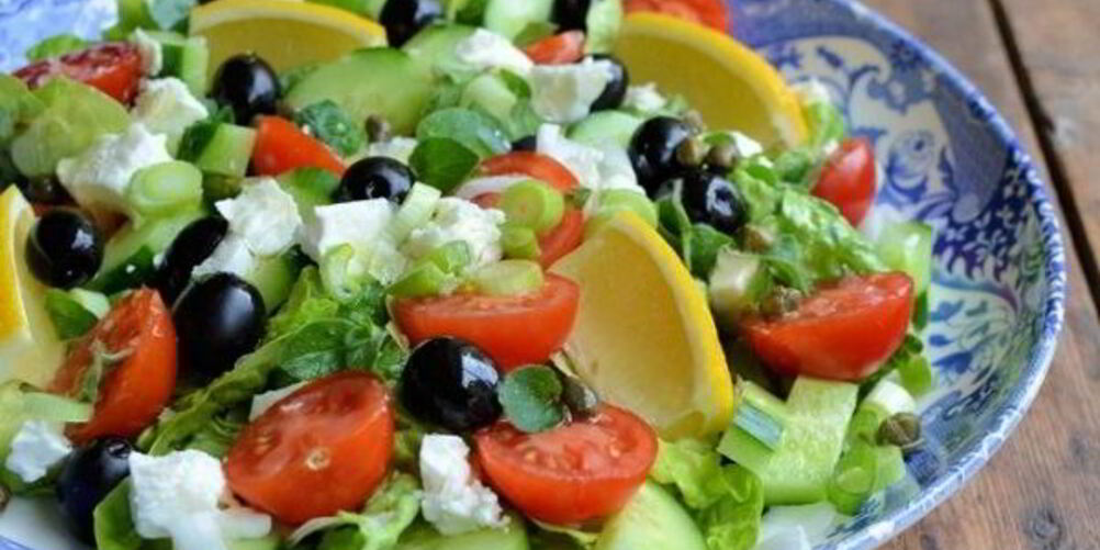 Рецепт салата греческого с каперсами