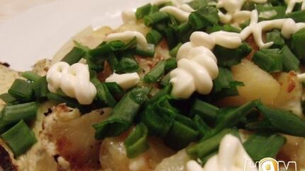 Горячий картофельный салат