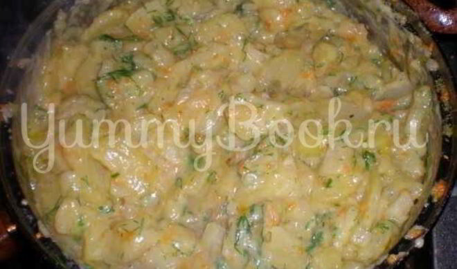 Картофель в майонезе с ананасами и салатик Свекла с сыром