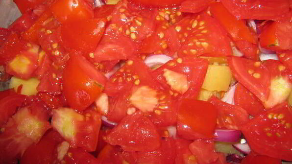 картофельный салат patates salatas