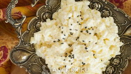 Картофельный салат с адыгейским сыром