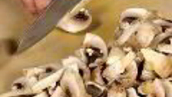 картофельный салат с грибами