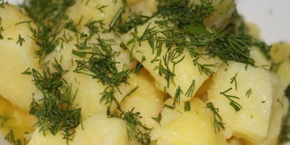 Рецепт картофельного салата с укропом
