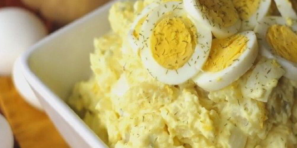 Рецепт картофельного салата с заправкой