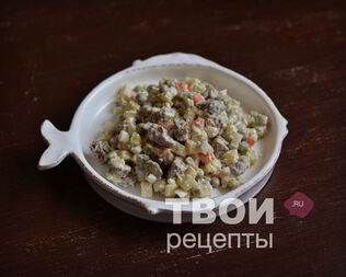 Салаты с говядиной