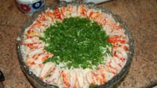 классический французский салат оливье