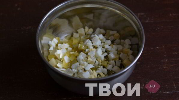 оливье с говядиной