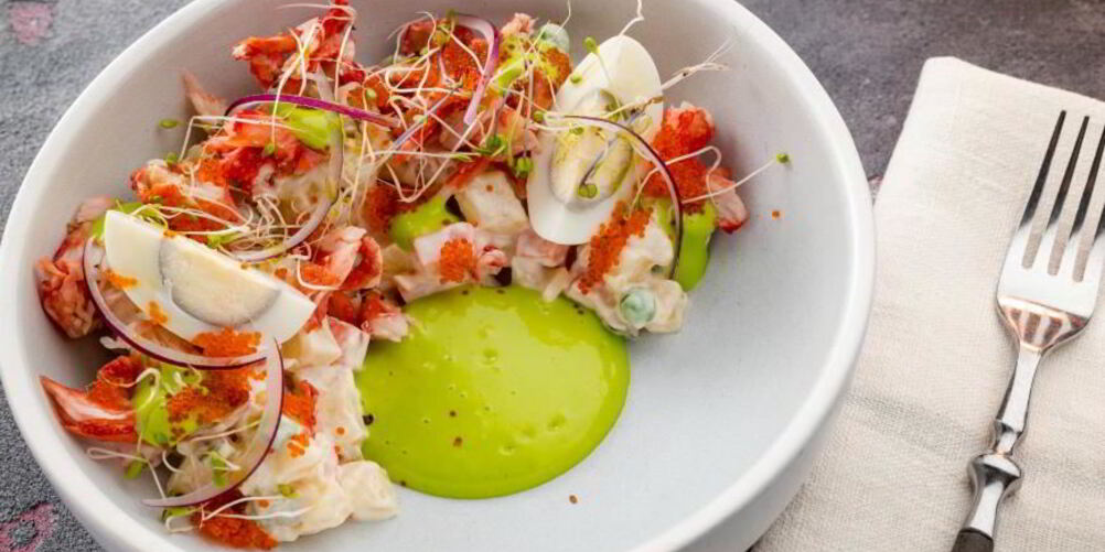 Рецепт оливье с крабом