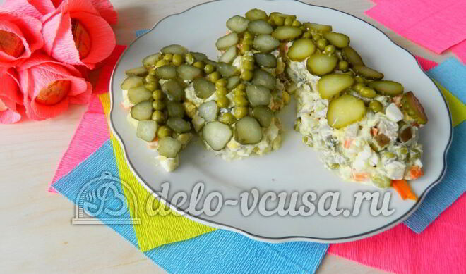 Оливье с мясом