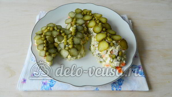 оливье с мясом