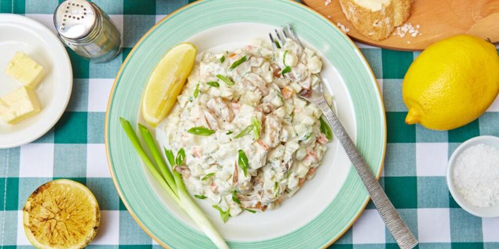 Рецепт оливье с рапанами