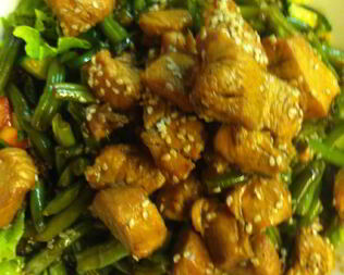 Салаты с фасолью