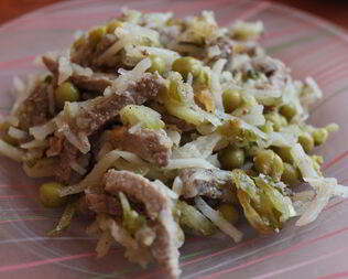 Салаты с мясом