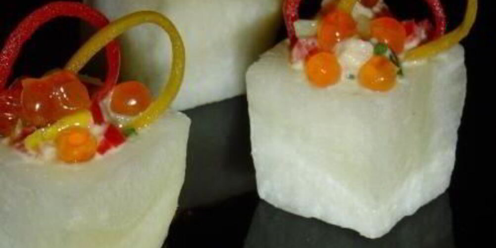 Рецепт порционного салата льдинки