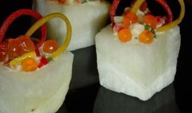 Порционный салат Льдинки