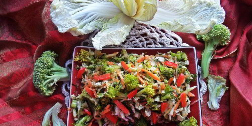 Рецепт постного салата 4 капусты