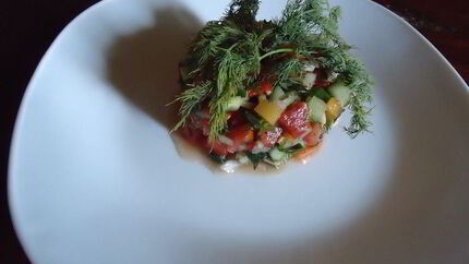 Простой овощной салат