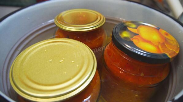 салат из помидоров на зиму