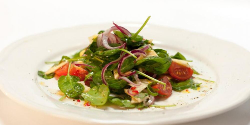 Рецепт салата из репы со шпинатом