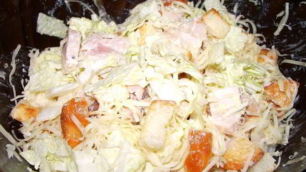 Салат Малибу с копченой курицей