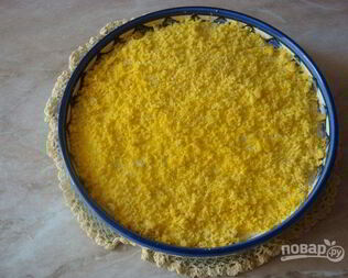 Салат Мимоза с мясом криля