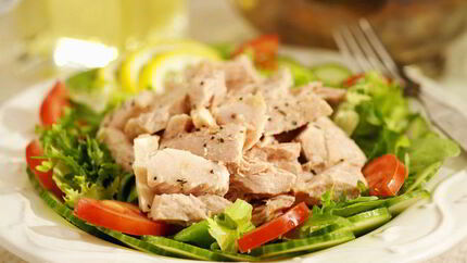 Салат Мимоза с тунцом