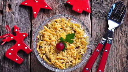 Салат мимоза со шпротами