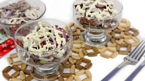 салат мужские слезы