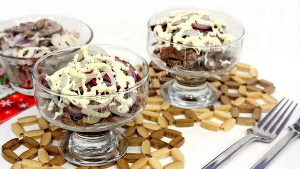 салат мужские слезы