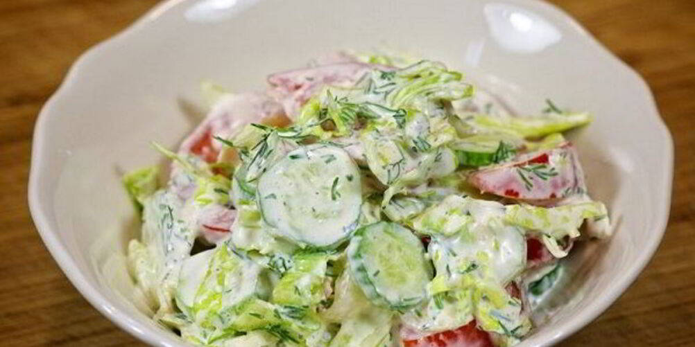 Рецепт салата на даче