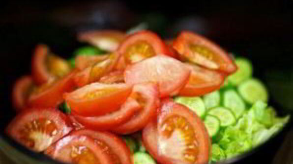 салат на даче