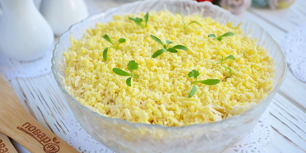 Рецепт салата нежность с грибами