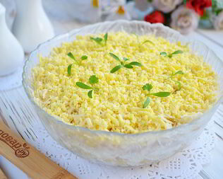 Салат Нежность с грибами