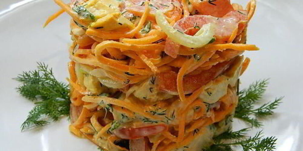 Рецепт салата петергоф