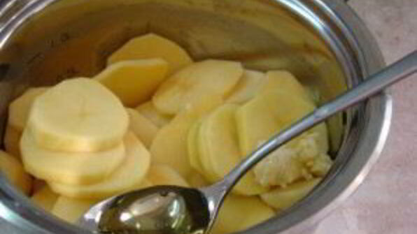 картофель под шубой