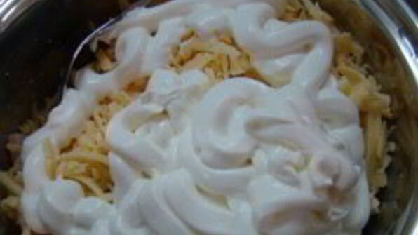 картофель под шубой