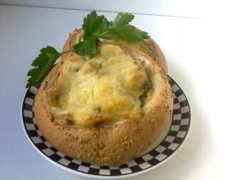 Куриная грудка в гнезде под шубой