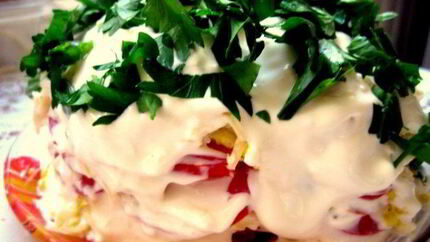 Помидоры под шубой