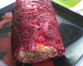 Рулет Селедка под шубой