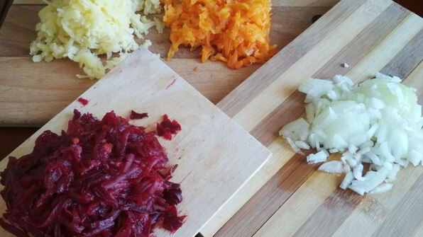 рулет селедка под шубой