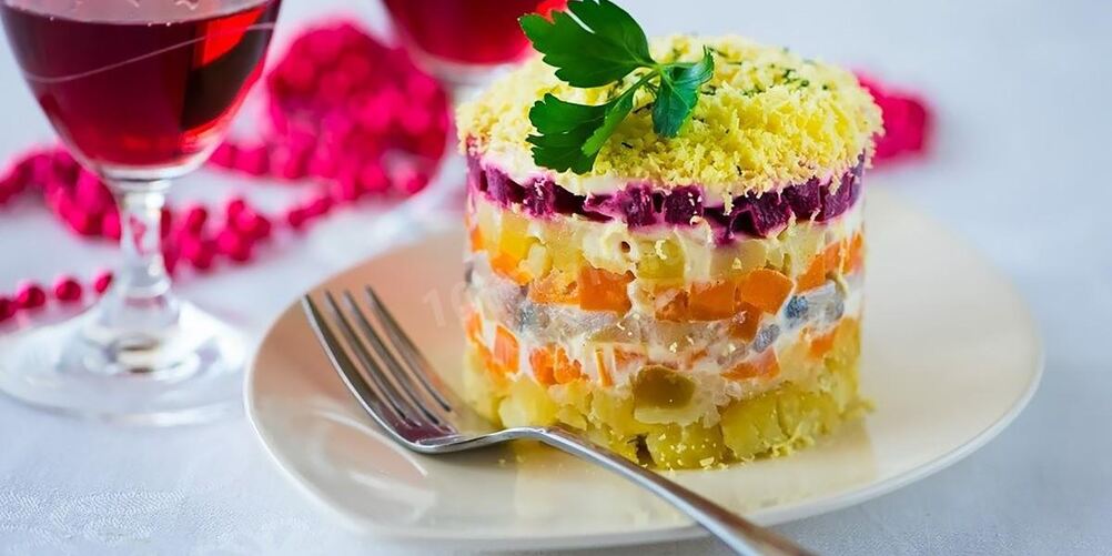 Рецепт рыбы под шубой классический салат