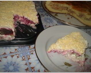 Салат Кальмары под шубой